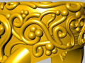 овальное гигантское кольцо stl проверенная для - 189358