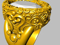 овальное гигантское кольцо stl проверенная для - 189358