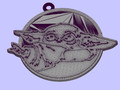 Подвеска Baby Yoda 2 89101