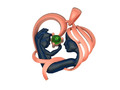 M2021 MOTHER BABY LOVE DIAMOND PENDENT 111640