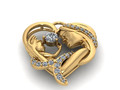 Кулон Сын и мама Diamond Gold 71217