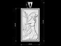кулон девушка фараон 91456