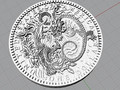 брелок кулон дракон 166985