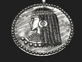 Старинная женская подвеска 163148