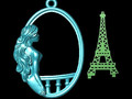 Ожерелье Paris Eiffel Tower Girl 41606