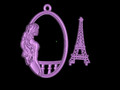 Ожерелье Paris Eiffel Tower Girl 41606