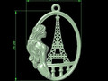 Ожерелье Paris Eiffel Tower Girl 41606
