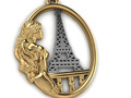 Ожерелье Paris Eiffel Tower Girl 41606