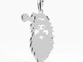 SANTA FACE DIAMOND PENDANT 147851