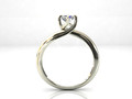 Кольцо с пасьянсом 4Claw design 5mm Stone model для для 190732