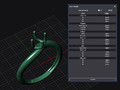 Кольцо с пасьянсом 4Claw design 5mm Stone model для для 190732