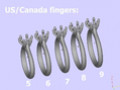 Помолвочное кольцо с пасьянсом Six Prong Trellis Solitaire model N0340 59150