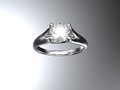 Помолвочное кольцо пасьянс 1 CT 33553