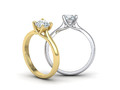 Помолвочное кольцо Solitaire с камнем 6 мм model 81682