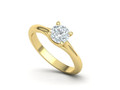 Помолвочное кольцо Solitaire с камнем 6 мм model 81682