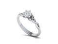 помолвочного кольца Solitaire Knot 81683