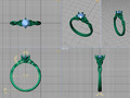 помолвочного кольца Solitaire Knot 81683