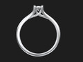 Помолвочное кольцо пасьянс четверть карата 33559