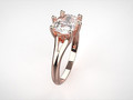женское кольцо с бриллиантом R00193 191768