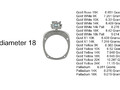 Принцесса блестящее помолвочное кольцо stl файл проверенная для 175129