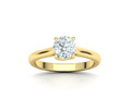 Помолвочное кольцо Four Prong Crossover Solitaire model 76314