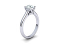 Помолвочное кольцо Four Prong Crossover Solitaire model 76314