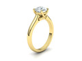 Помолвочное кольцо Four Prong Crossover Solitaire model 76314