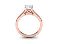 Помолвочное кольцо Four Prong Crossover Solitaire model 76314