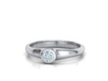 Bezel Set Помолвочное кольцо для камня 4 мм model 93466