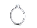 Bezel Set Помолвочное кольцо для камня 4 мм model 93466