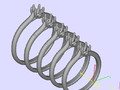 Помолвочное кольцо с пасьянсом Six Prong Trellis Solitaire model version3 81447