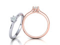 Помолвочное кольцо с пасьянсом Six Prong Trellis Solitaire model version3 81447