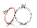 Помолвочное кольцо с пасьянсом Six Prong Trellis Solitaire model version3 81447