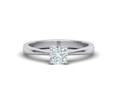 помолвочного кольца Cushion Solitaire размером 5 мм x 5 мм с камнем 74792