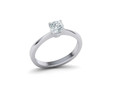 помолвочного кольца Cushion Solitaire размером 5 мм x 5 мм с камнем 74792