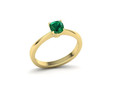 помолвочного кольца Cushion Solitaire размером 5 мм x 5 мм с камнем 74792