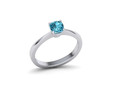 помолвочного кольца Cushion Solitaire размером 5 мм x 5 мм с камнем 74792