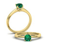 помолвочного кольца Cushion Solitaire размером 5 мм x 5 мм с камнем 74792
