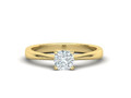 помолвочного кольца Cushion Solitaire размером 5 мм x 5 мм с камнем 74792