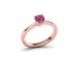 помолвочного кольца Cushion Solitaire размером 5 мм x 5 мм с камнем 74792