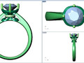Дизайн помолвочного кольца Diamond Ring CC110 116008
