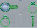 Дизайн помолвочного кольца Diamond Ring CC110 116008