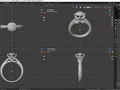Дизайн помолвочного кольца Diamond Ring CC110 116008