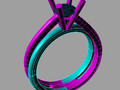 Помолвочное кольцо Classic Solitaire Anello solitario Sl73 print 133684