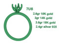 Помолвочное кольцо Solitaire 1ct 4claw design model 177205