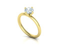 Помолвочное кольцо Solitaire 1ct 4claw design model 177205