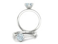 Помолвочное кольцо Solitaire 1ct 4claw design model 177205