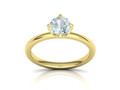 Помолвочное кольцо Solitaire 1ct 4claw design model 177205