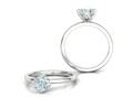 Помолвочное кольцо Solitaire 1ct 4claw design model 177205