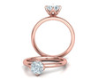 Помолвочное кольцо Solitaire 1ct 4claw design model 177205